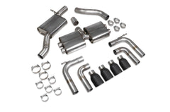 Audi S3 Saloon 8V Resonated cat/gpf-back system without valves - Scorpion