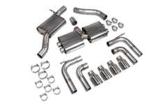 Audi S3 Saloon 8V Resonated cat/gpf-back system without valves - Scorpion