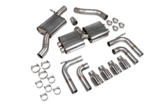 Audi S3 Saloon 8V Resonated cat/gpf-back system without valves - Daytona - Scorpion