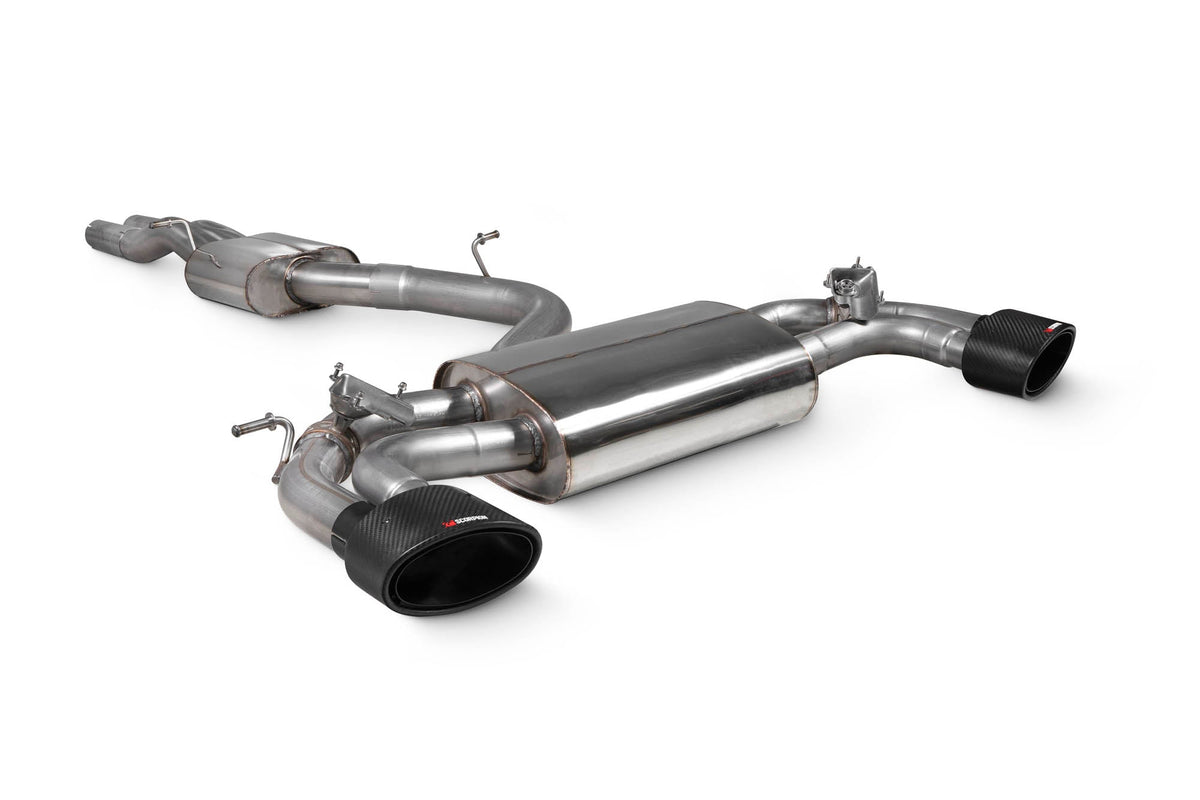Audi RS3 8V Pre-Facelift Resonated cat-back system with valves - Scorpion