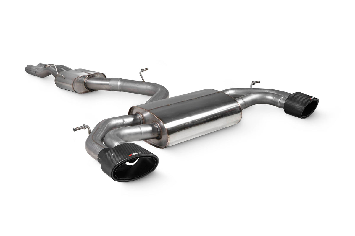 Audi RS3 8V Pre-Facelift Resonated cat-back system without valves - Ascari EVO