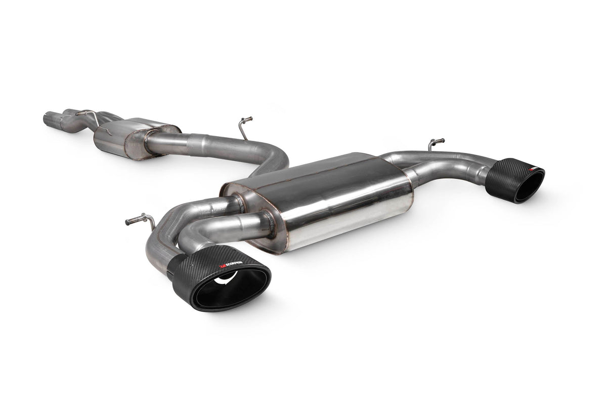 Audi RS3 8V Pre-Facelift Resonated cat-back system without valves - Scorpion