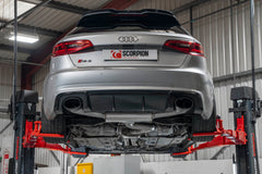 Audi RS3 8V Pre-Facelift Resonated cat-back system without valves - Ascari EVO - Scorpion