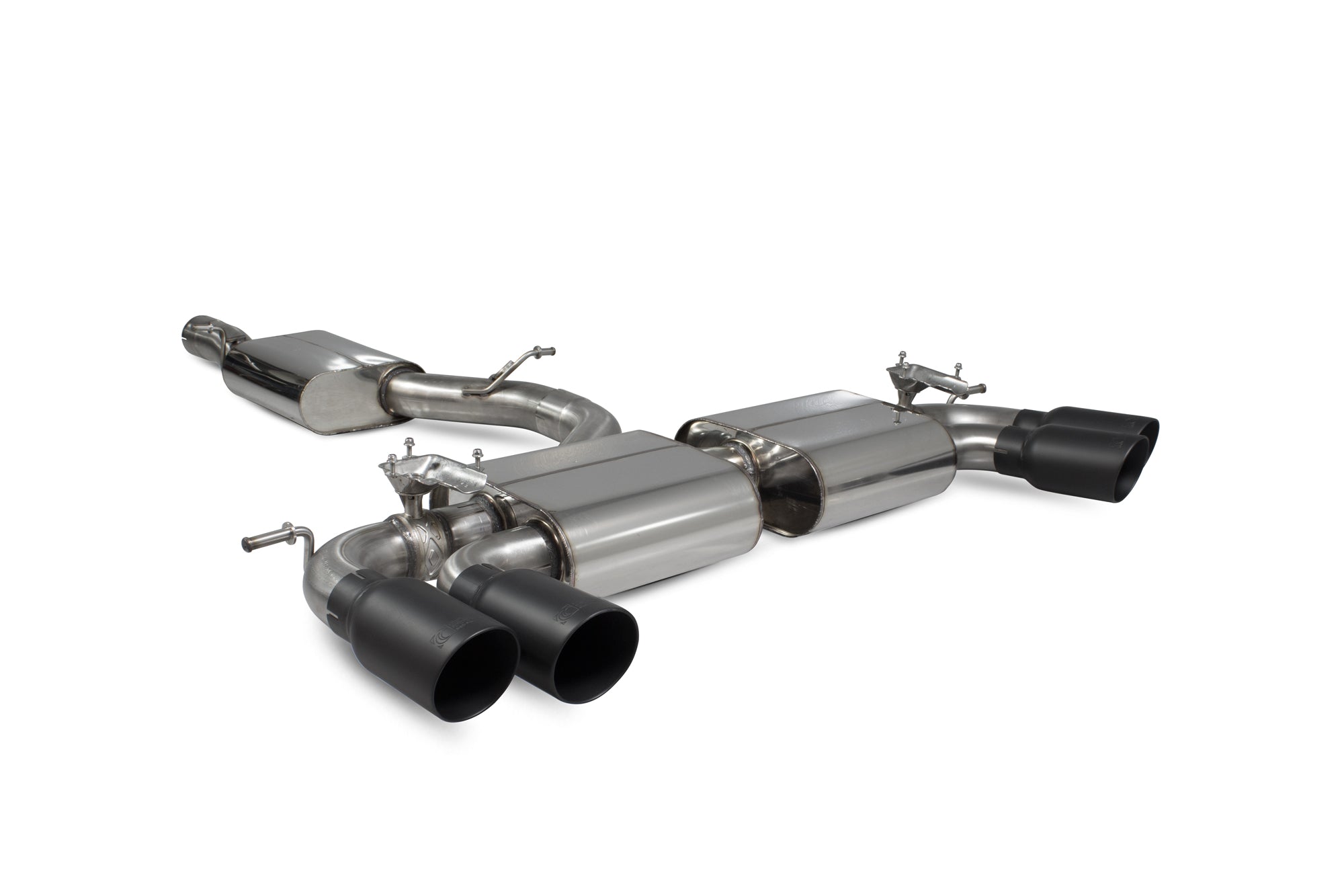 Audi S3 3-Door/Sportback 8V Resonated cat/gpf-back system with valves - Daytona
