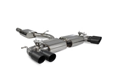 Audi S3 3-Door/Sportback 8V Resonated cat/gpf-back system with valves - Daytona