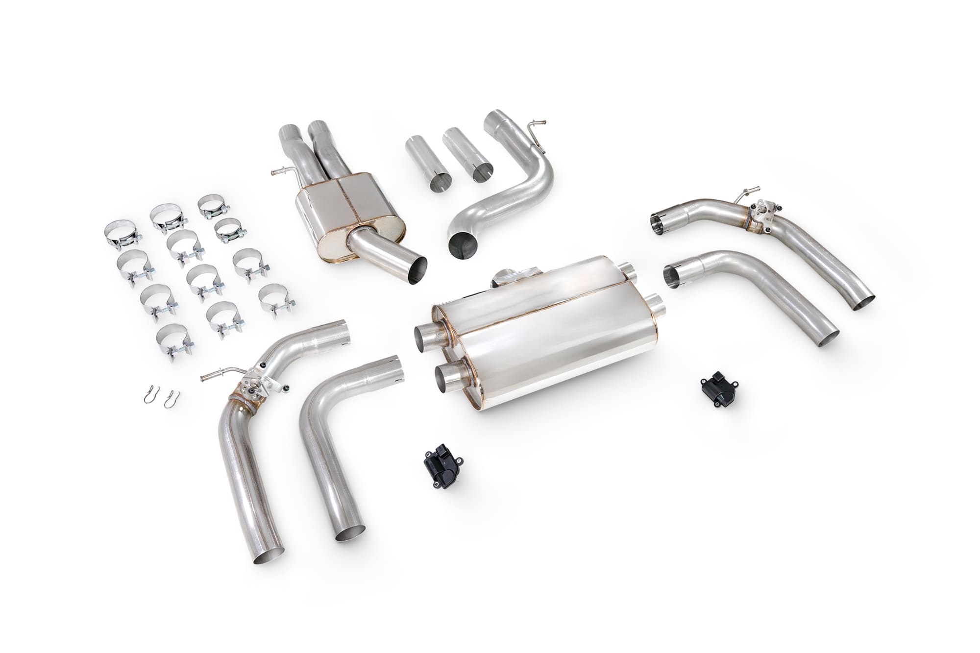 Audi RS3 8Y Saloon Resonated Cat/GPF-back system with valves - Scorpion