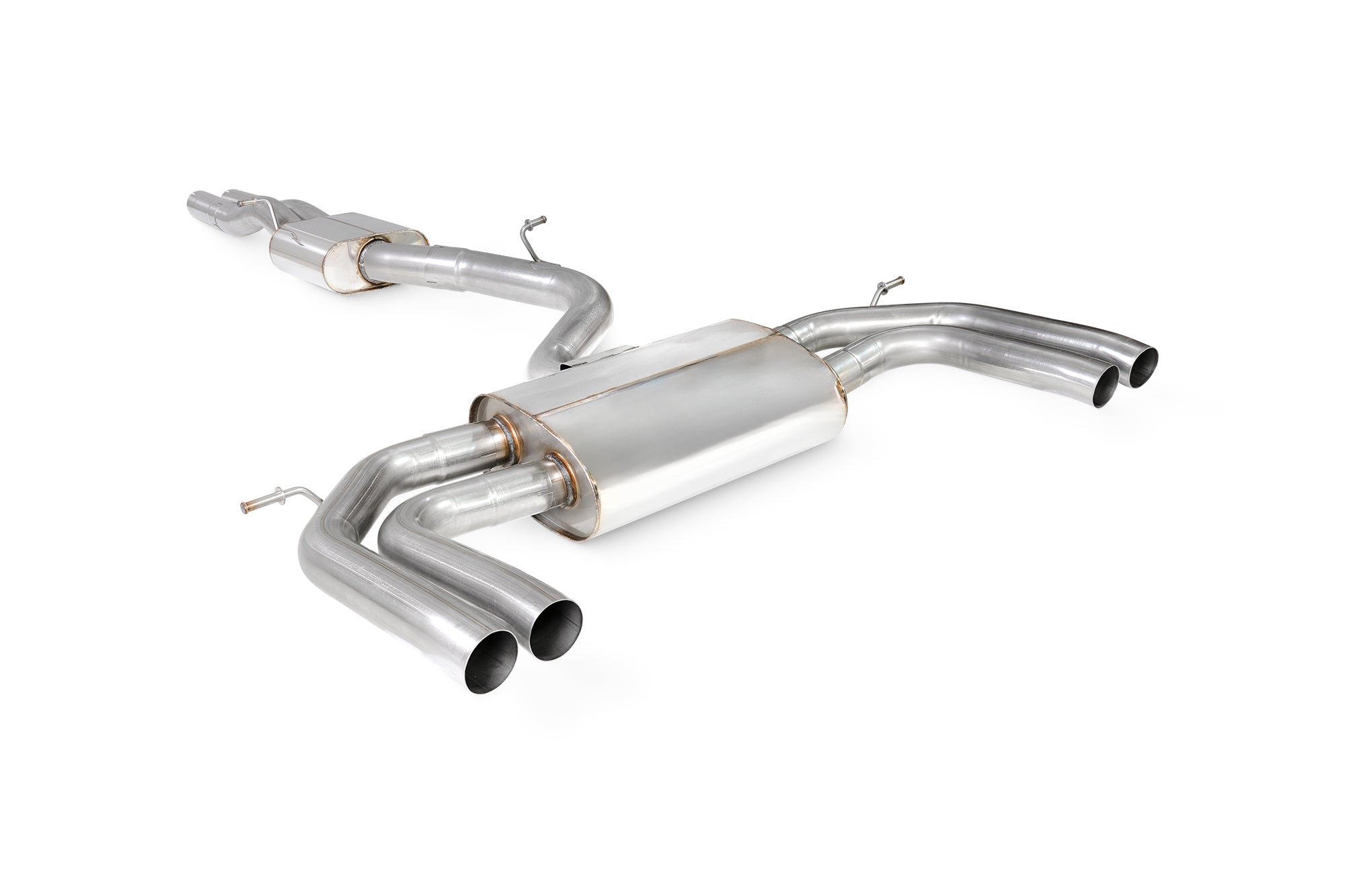 Audi RS3 8Y Saloon Resonated Cat/GPF-back system without valves - OE Fitment