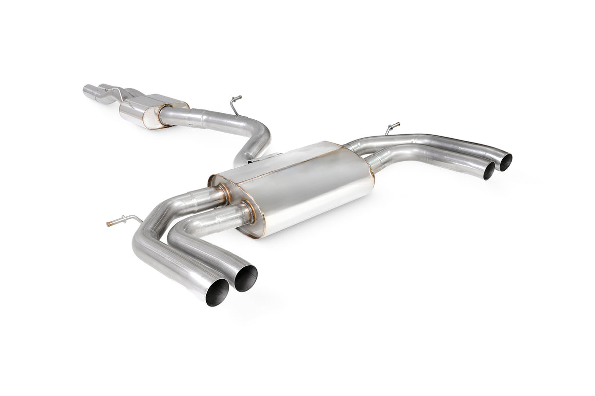 Audi RS3 8Y Saloon Resonated Cat/GPF-back system without valves - OE Fitment
