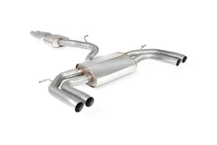 Audi RS3 8Y Saloon Resonated Cat/GPF-back system without valves - OE Fitment