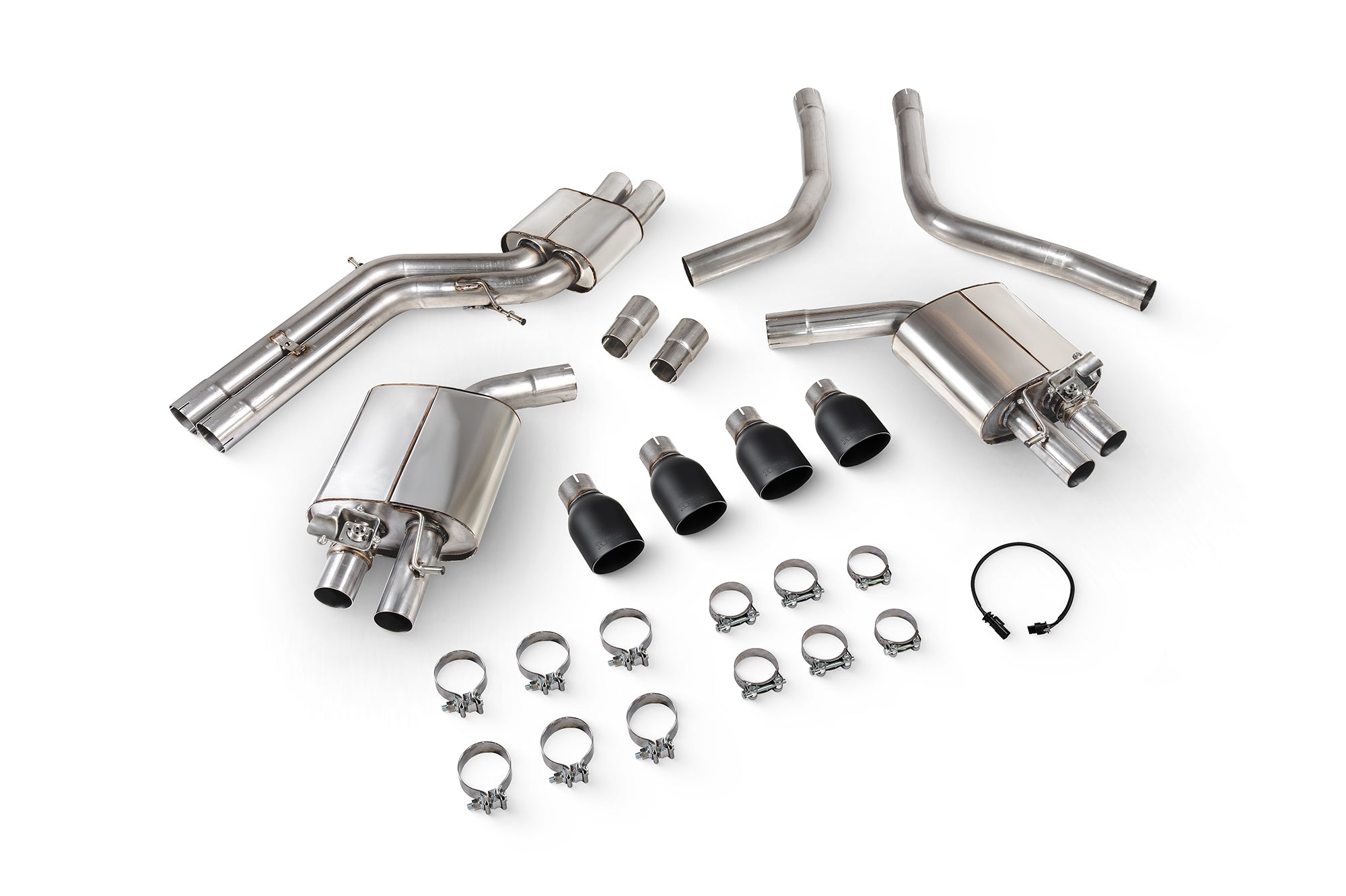 Audi S6/S7 C7 Resonated half system with electronic valves - Scorpion