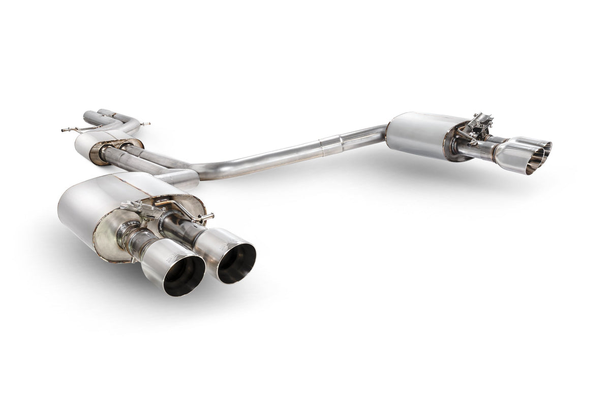 Audi S6/S7 C7 Resonated half system with electronic valves - Scorpion
