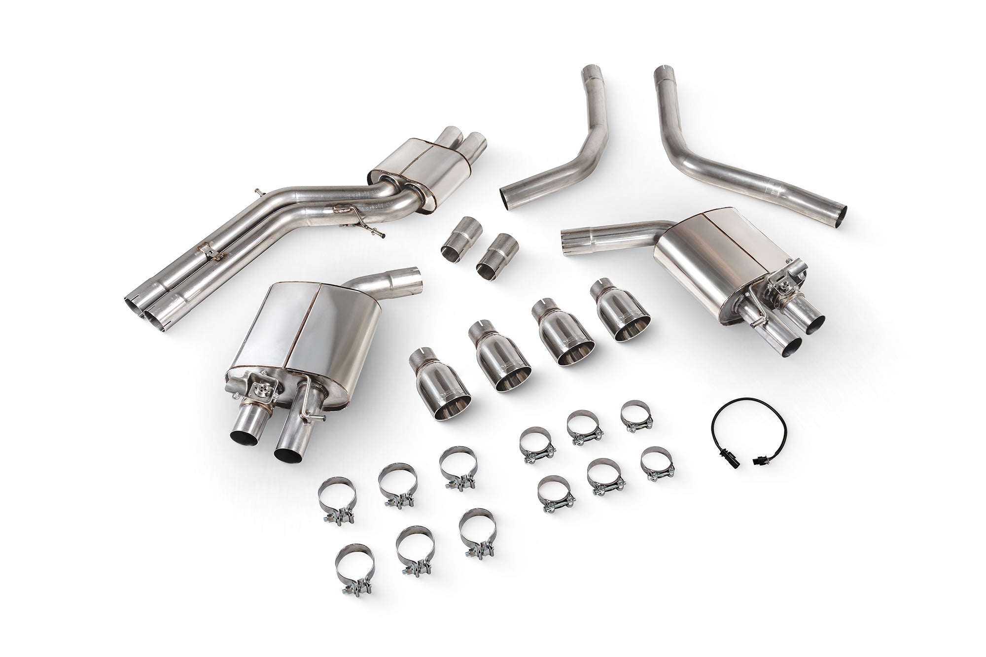 Audi S6/S7 C7 Resonated half system with electronic valves - Scorpion