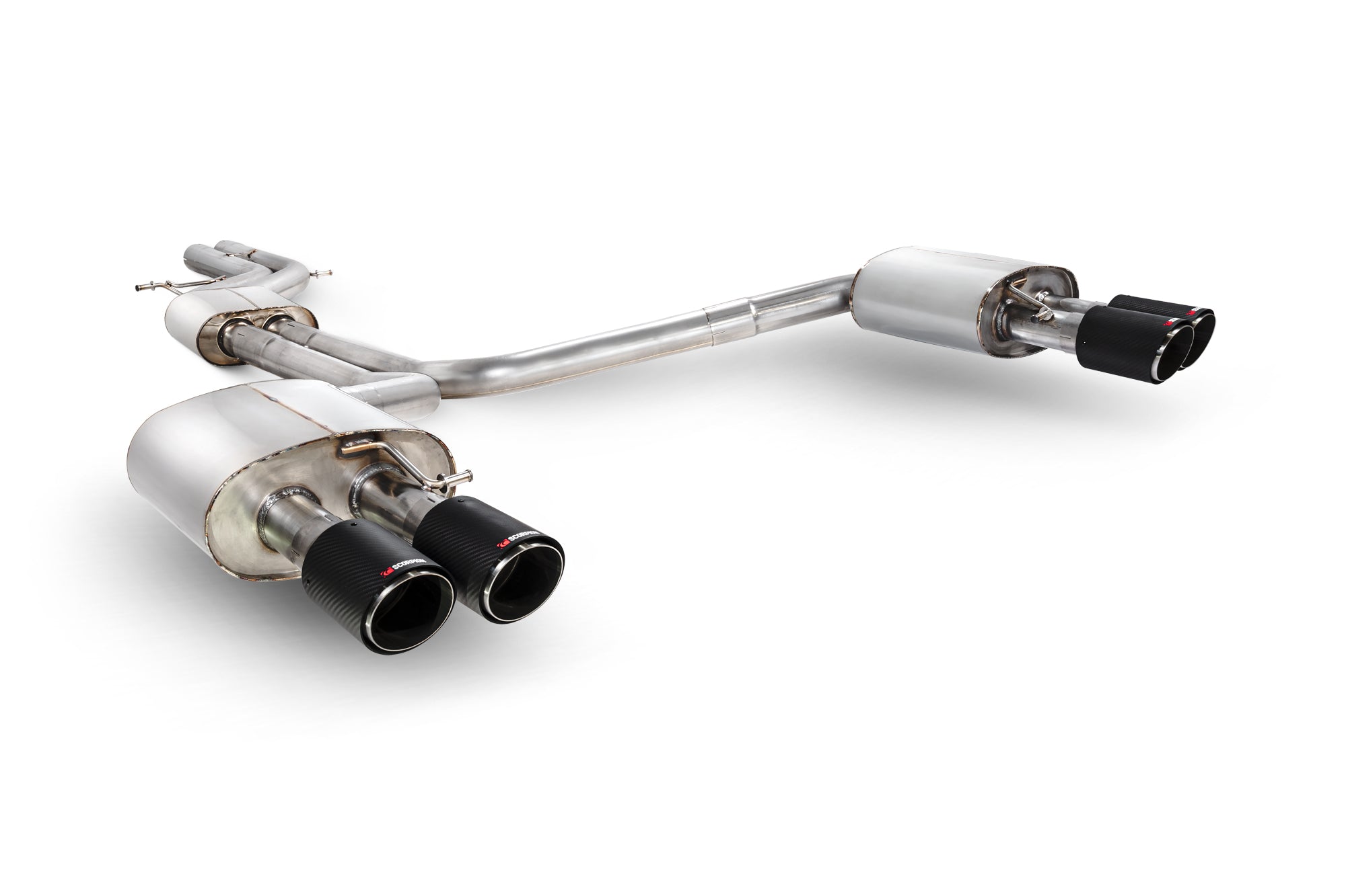 Audi S6/S7 C7 Resonated half system with no valves - Scorpion