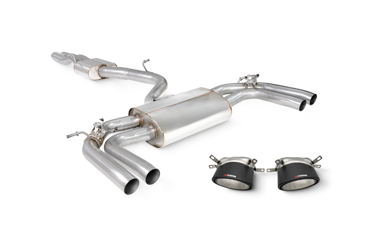 Audi RS3 8Y Sportback Resonated gpf-back system with valves - Scorpion