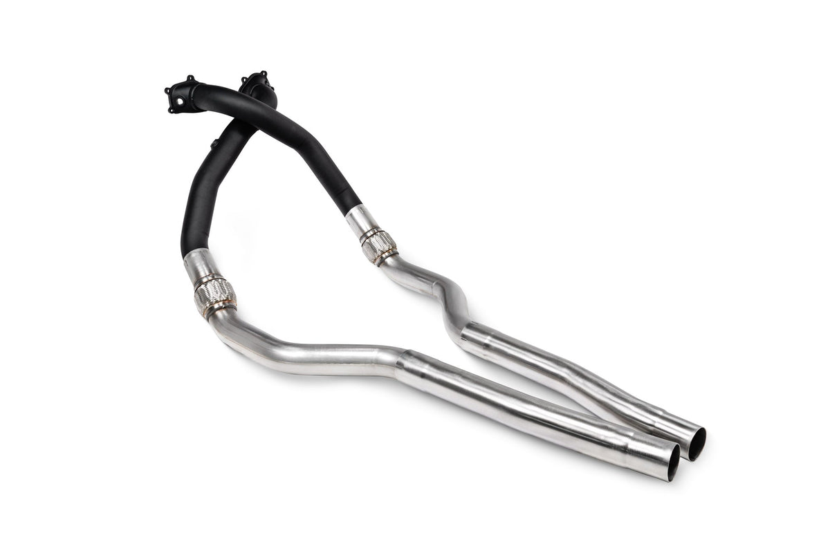 Audi RS6 Avant (C7) / RS7 (C7), S6/S7 (C7) De-cat Downpipes with Large Bore Front Pipes - Scorpion