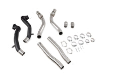 Audi RS6 Avant (C7) / RS7 (C7), S6/S7 (C7) De-cat Downpipes with Large Bore Front Pipes - Scorpion