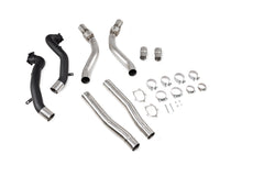 Audi RS6 Avant (C7) / RS7 (C7), S6/S7 (C7) De-cat Downpipes with Large Bore Front Pipes - Scorpion