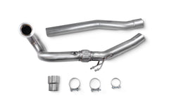 VAG Audi S3 8Y Sportback & Saloon, VW Golf MK8 R, Non-GPF Models De-cat turbo downpipe - Scorpion