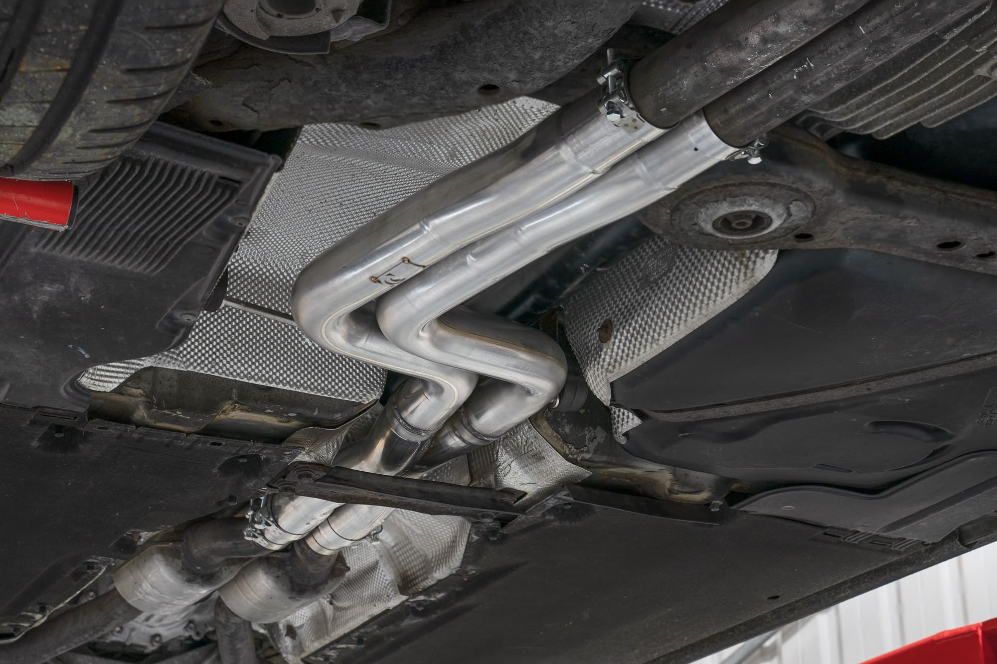 Audi S4 3.0 TFSI V6 Quattro Saloon, Sedan & Avant B8/B8.5 09-16 / S5 3.0 TFSI V6 Quattro Sportback 8T 10-17 Original centre silencer delete with x-pipe - Scorpion