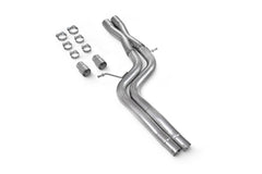 Audi S4 3.0 TFSI V6 Quattro Saloon, Sedan & Avant B8/B8.5 09-16 / S5 3.0 TFSI V6 Quattro Sportback 8T 10-17 Original centre silencer delete with x-pipe - Scorpion