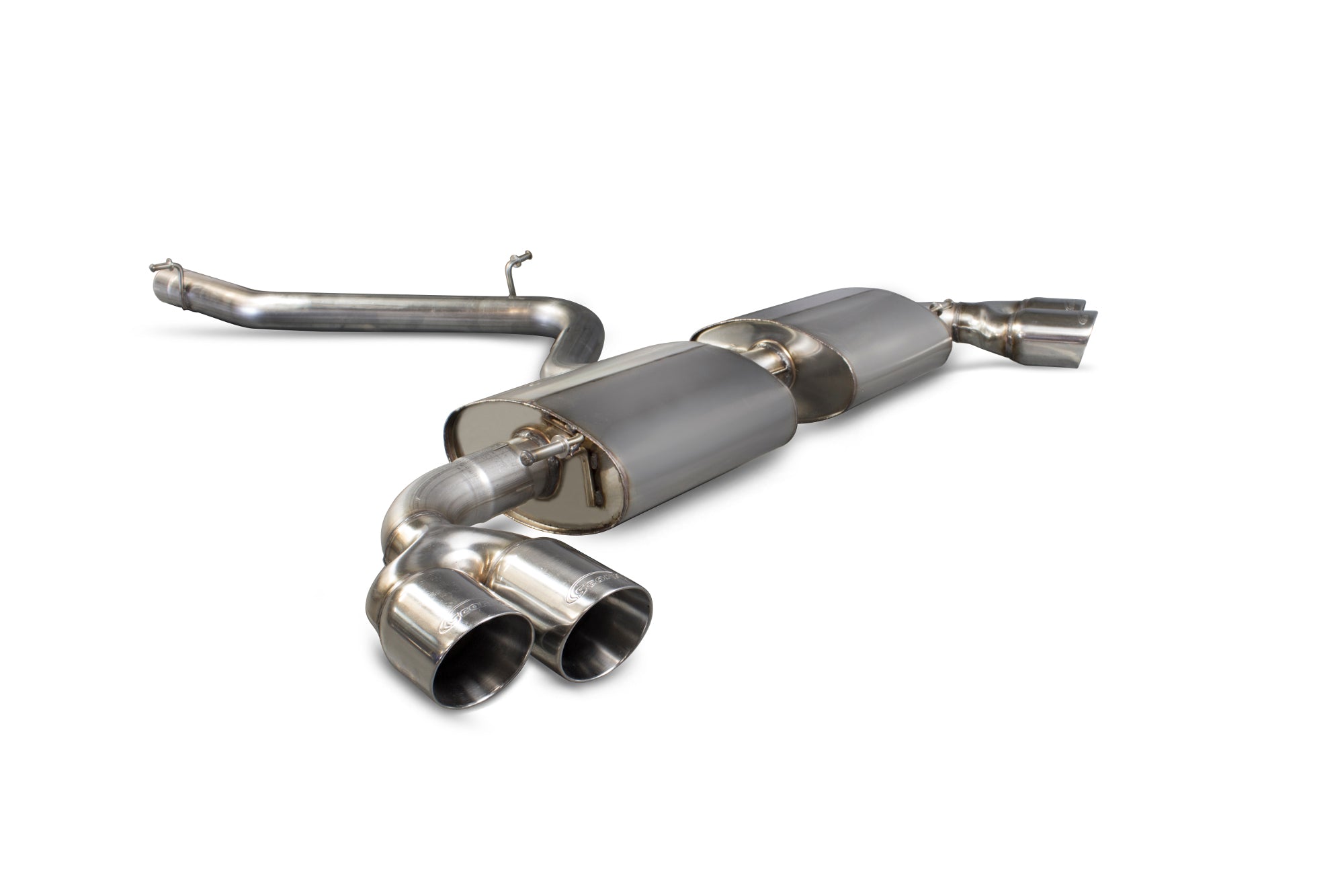 Audi TT Mk2 3.2 V6/TT S Mk2 Non-resonated cat-back system - Scorpion