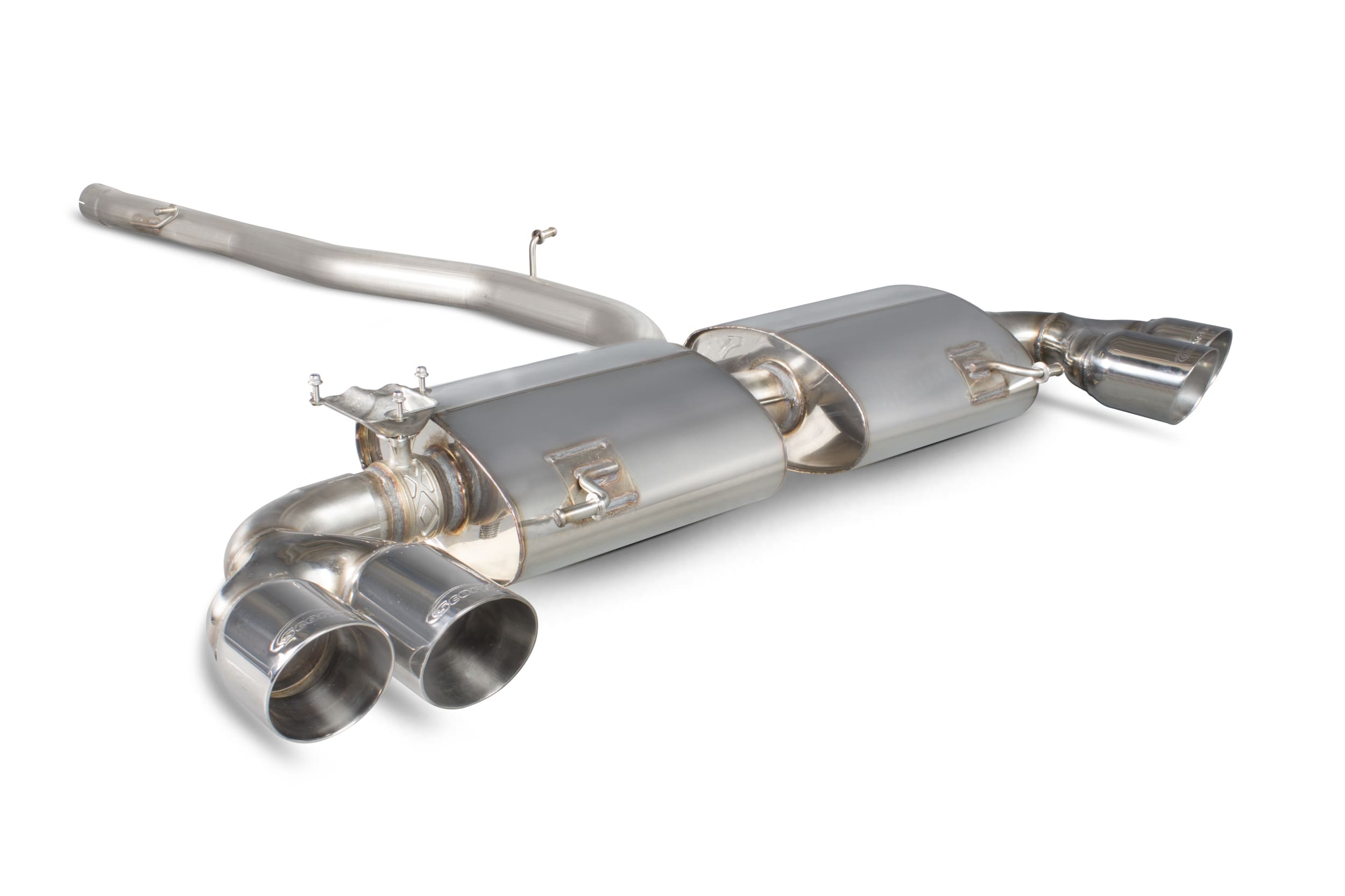 Audi S1 2.0 TFSi Quattro Non-res cat-back system with electronic valves - Scorpion