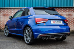 Audi S1 2.0 TFSi Quattro Non-res cat-back system with electronic valves - Scorpion