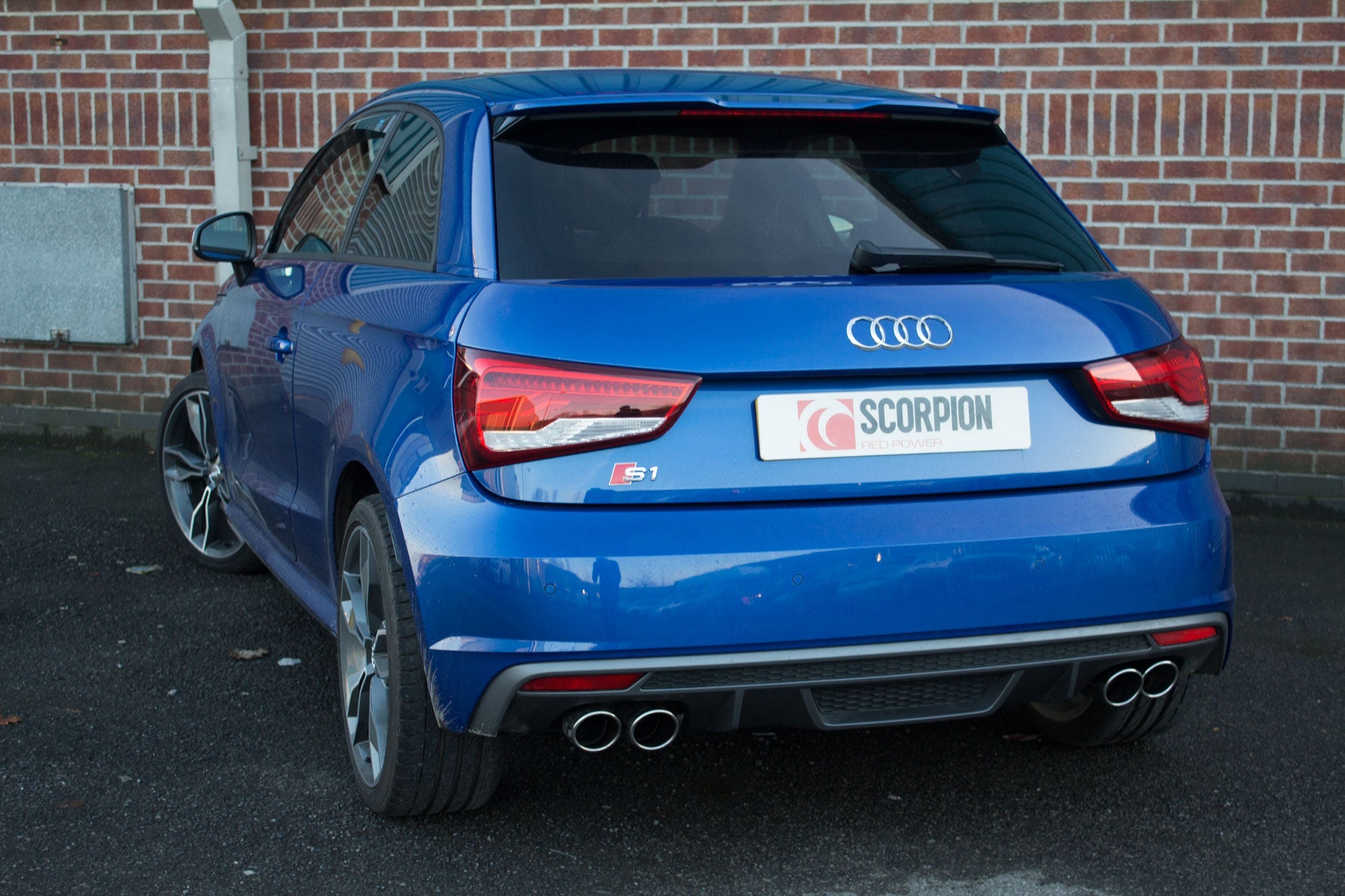 Audi S1 2.0 TFSi Quattro Non-res cat-back system with electronic valves - Scorpion