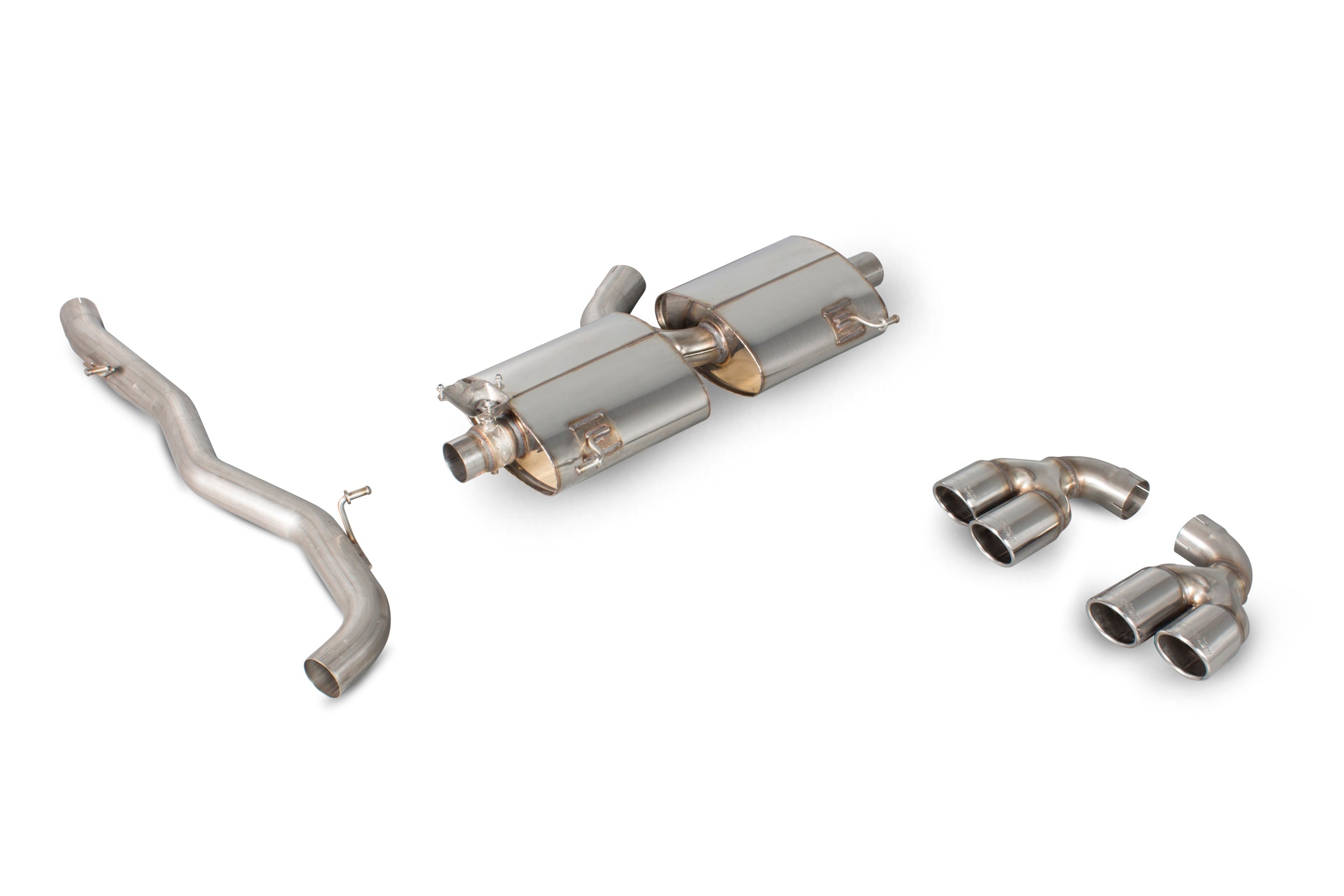 Audi S1 2.0 TFSi Quattro Non-res cat-back system with electronic valves - Scorpion