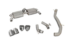 Audi TT S Mk3 Non GPF Model Only (Coupe models only) Non-resonated cat-back system (with valves) - Scorpion