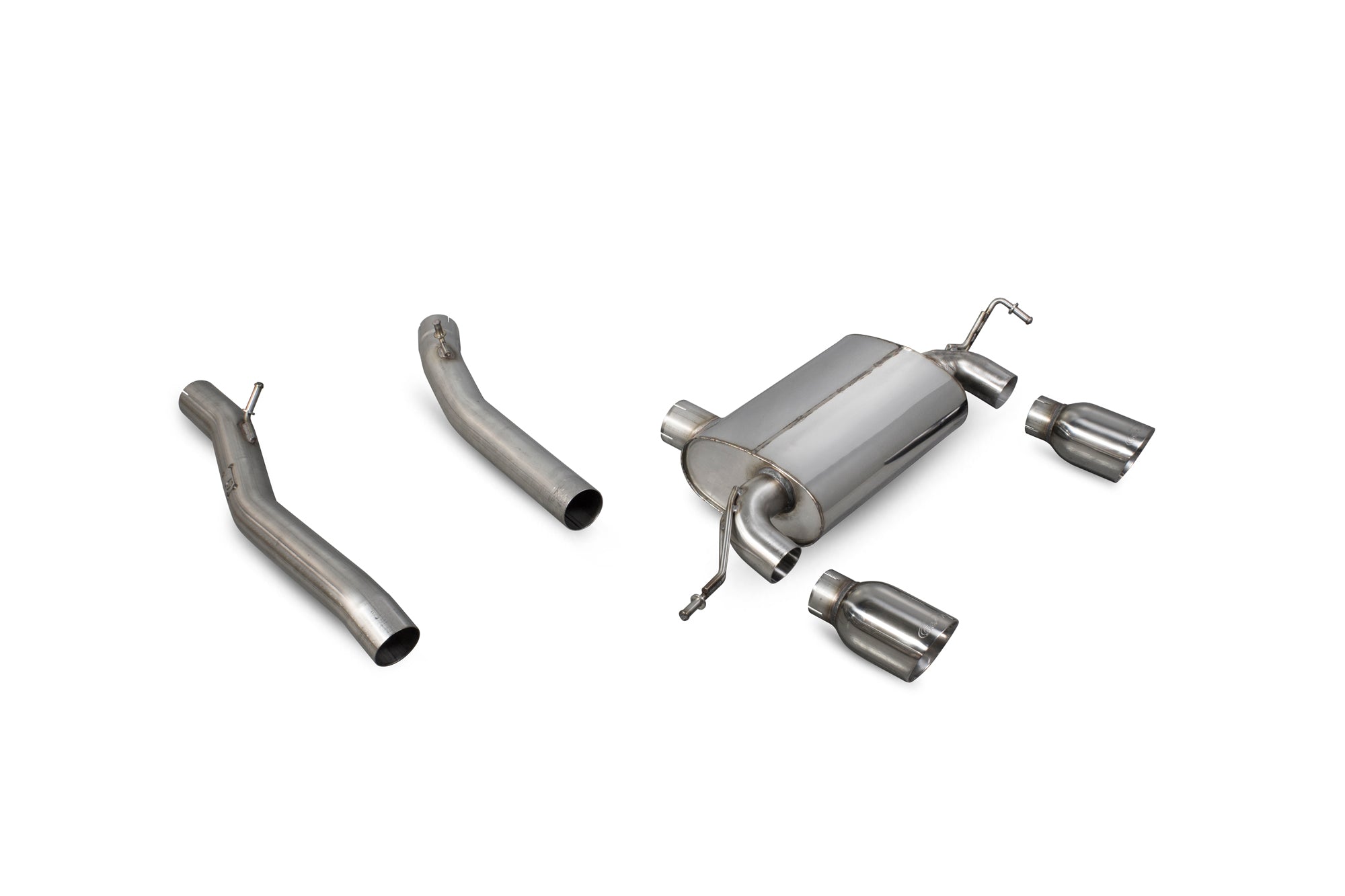 Audi TT Mk1 Quattro Sport Non resonated cat-back system - Scorpion