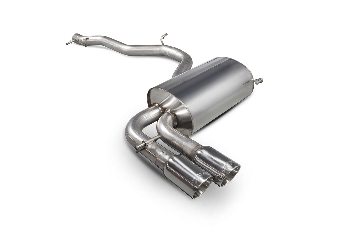 Audi S3 8P Non-resonated cat-back system - Scorpion