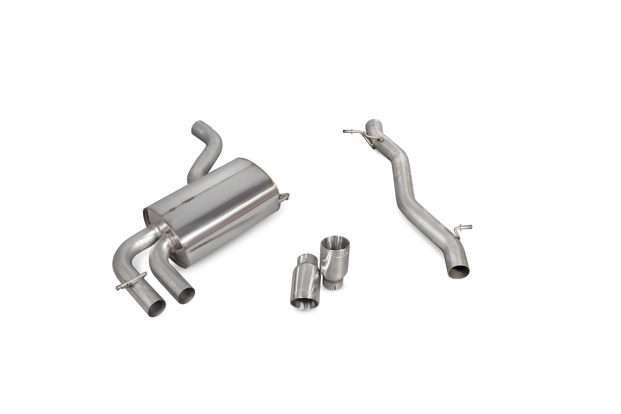 Audi S3 8P Non-resonated cat-back system - Scorpion