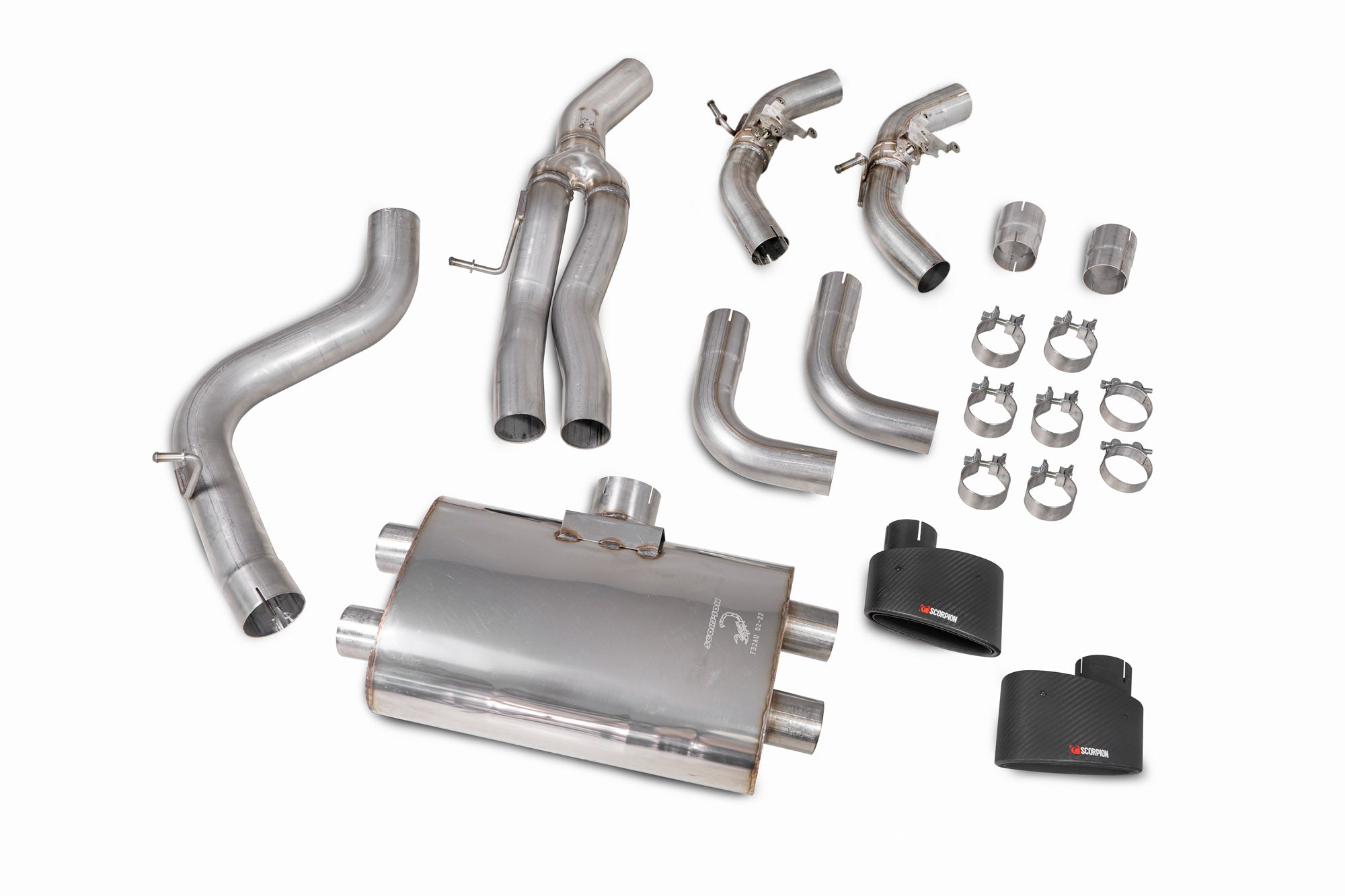 Audi RS3 8V Facelift (GPF models only) Non-res cat/gpf-back system with valves - Ascari EVO - Scorpion