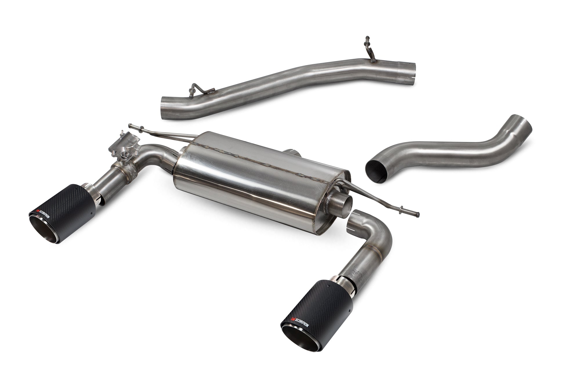 Audi TT MK3 2.0 TFSi Quattro Coupe Non GPF Model Only Non-res cat-back system with electronic valves - Scorpion