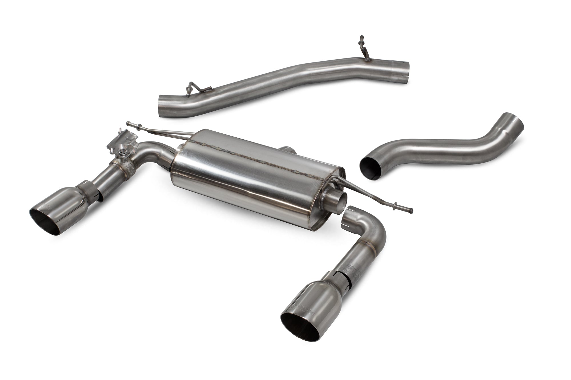 Audi TT MK3 2.0 TFSi Quattro Coupe Non GPF Model Only Non-res cat-back system with electronic valves - Scorpion