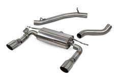 Audi TT MK3 2.0 TFSi Quattro Coupe Non GPF Model Only Non-res cat-back system with electronic valves - Scorpion