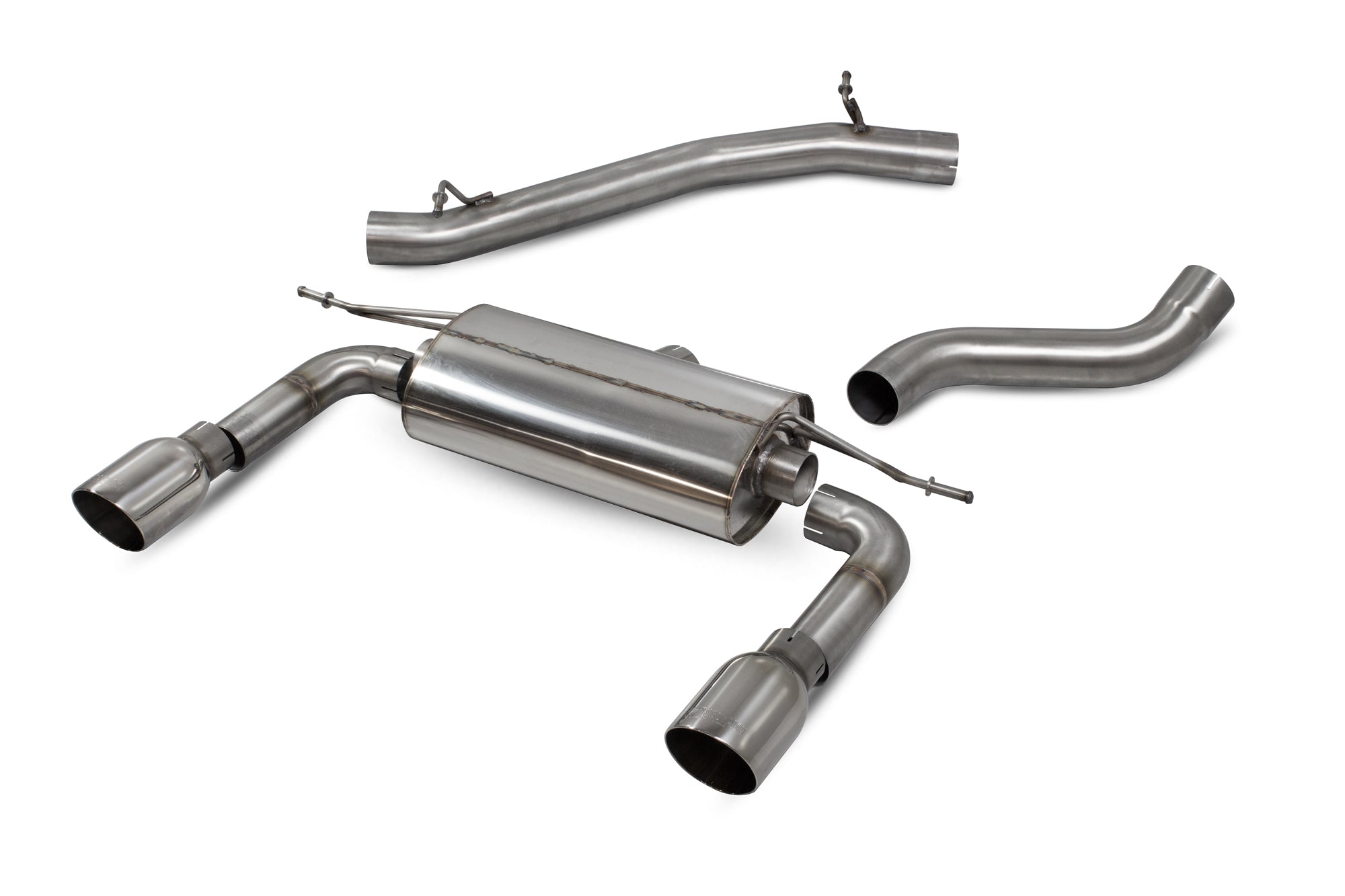 Audi TT MK3 2.0 TFSi Quattro Coupe Non GPF Model Only Non-resonated cat-back system with no valves - Scorpion
