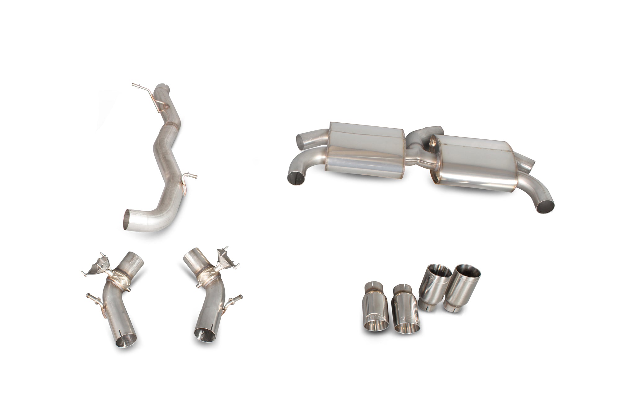 Audi SQ2 Non-res GPF-back system with electronic valves - Daytona - Scorpion