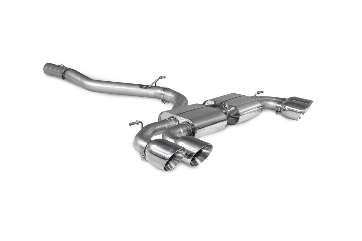 Audi S3 8Y Sportback Non-res cat/gpf back system - Scorpion
