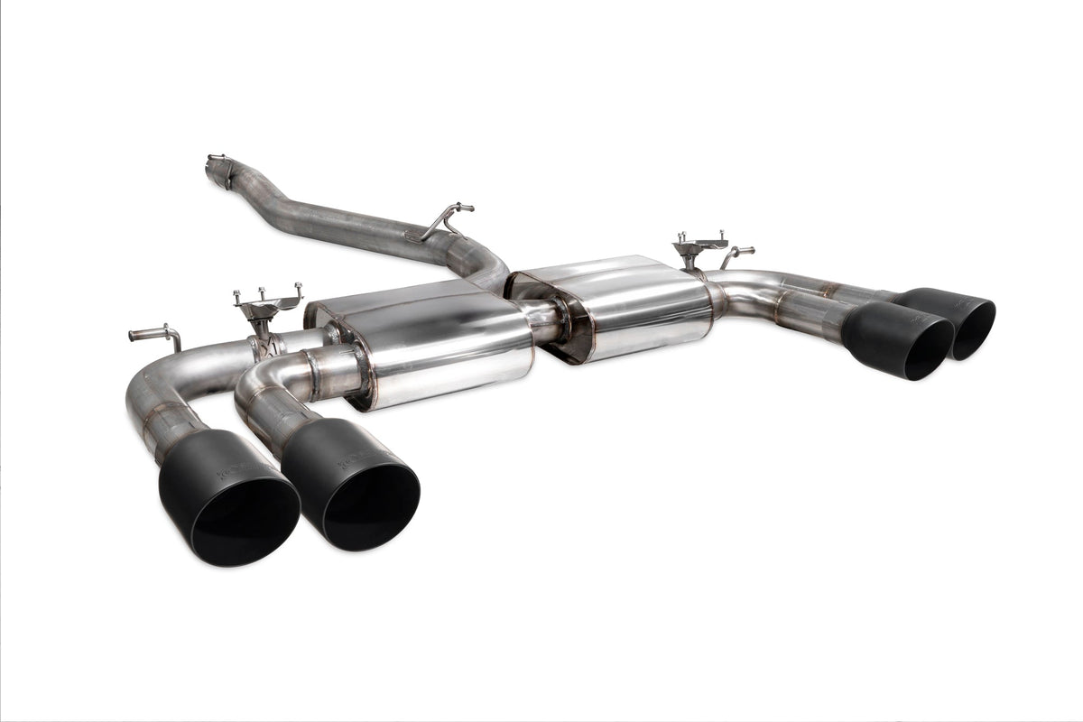 Audi S3 Saloon 8V Non-resonated cat/gpf-back system with valves - Scorpion