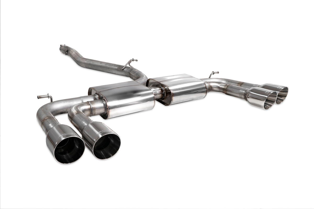 Audi S3 Saloon 8V Non-resonated cat/gpf-back system without valves - Daytona