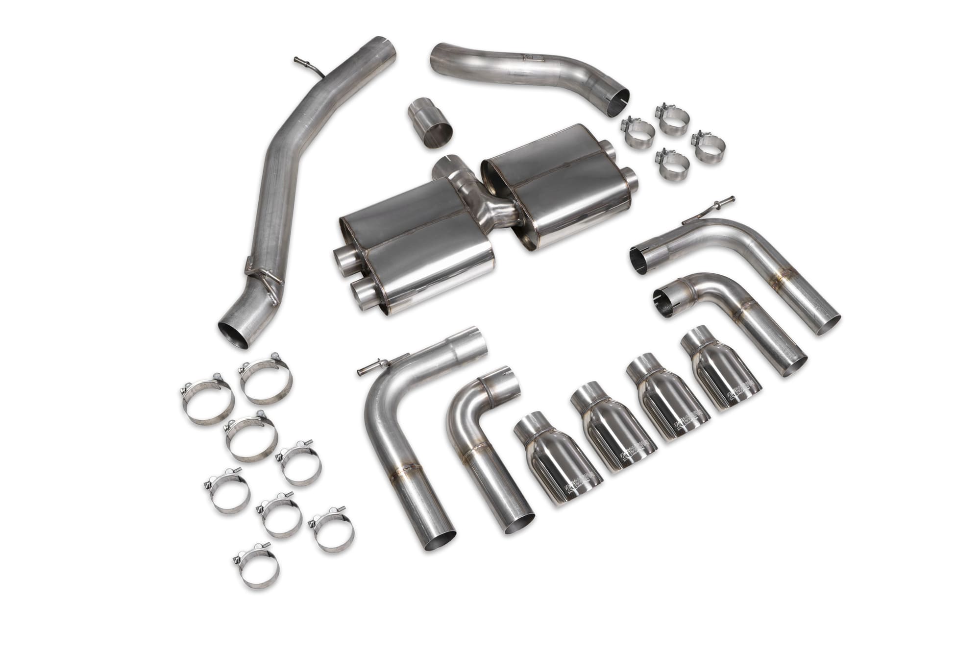 Audi S3 Saloon 8V Non-resonated cat/gpf-back system without valves - Scorpion