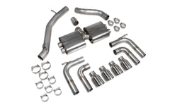 Audi S3 Saloon 8V Non-resonated cat/gpf-back system without valves - Scorpion