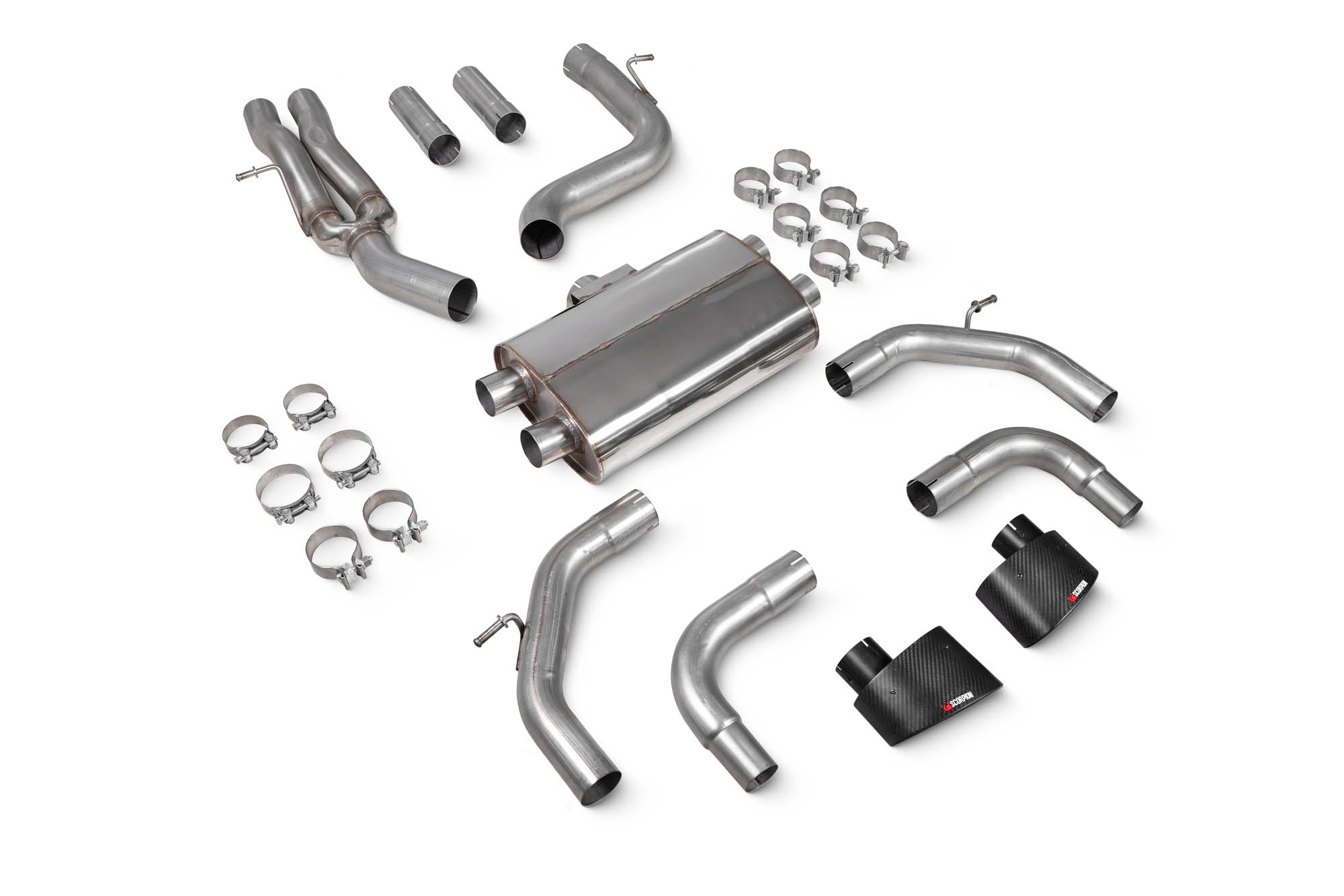 Audi RS3 8V Pre-Facelift Non-res cat-back system without valves - Ascari EVO - Scorpion