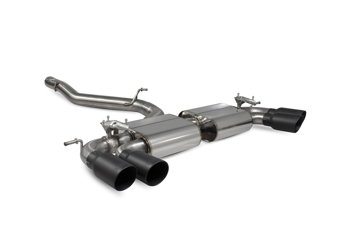 Audi S3 3-Door/Sportback 8V Non-resonated cat/gpf-back system with valves - Daytona