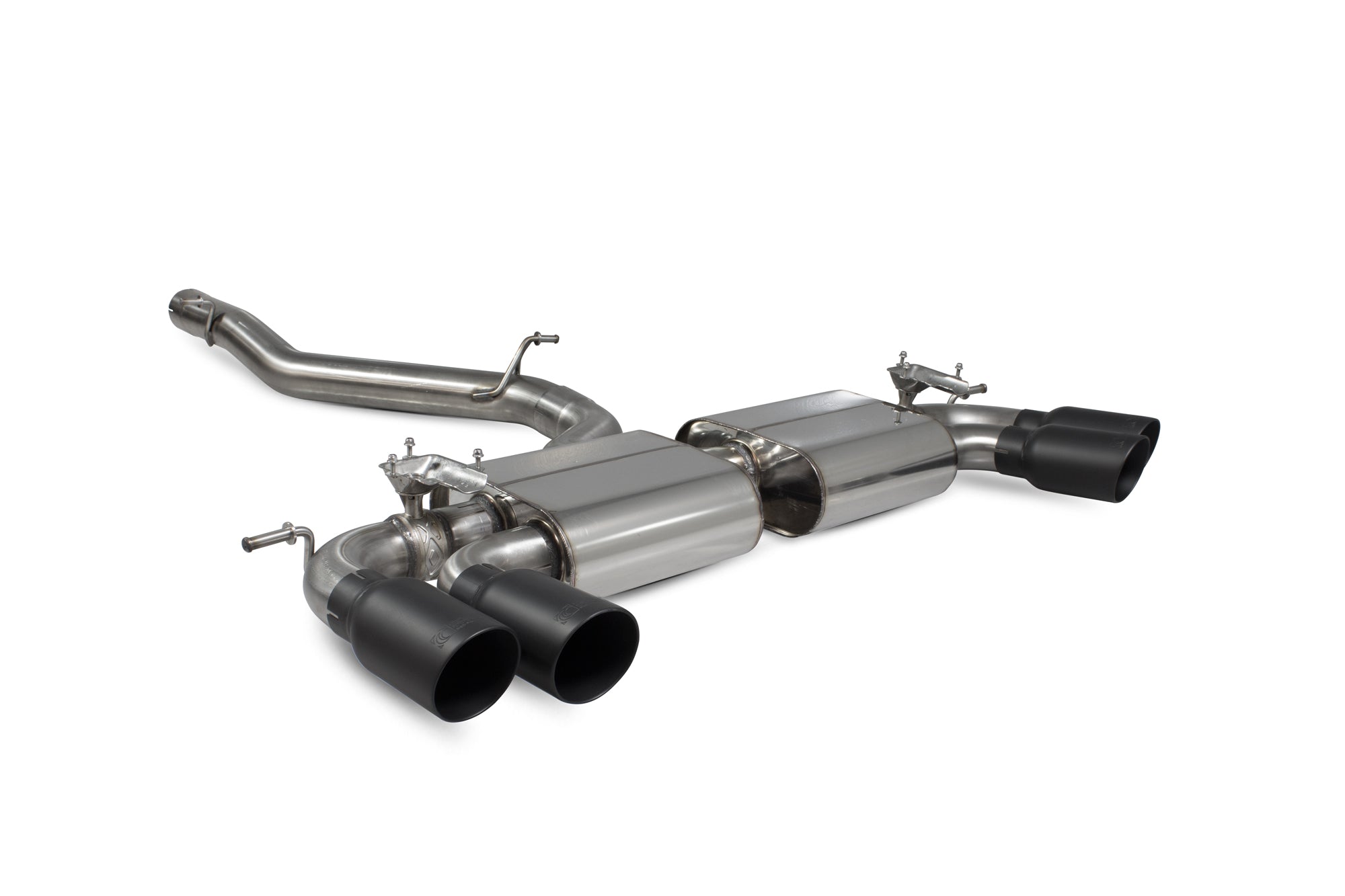 Audi S3 3-Door/Sportback 8V Non-resonated cat/gpf-back system with valves - Scorpion