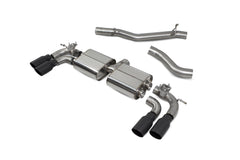 Audi S3 3-Door/Sportback 8V Non-resonated cat/gpf-back system with valves - Scorpion