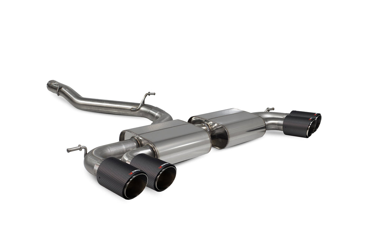 Audi S3 3-Door/Sportback 8V Non-resonated cat/gpf-back system without valves - Scorpion