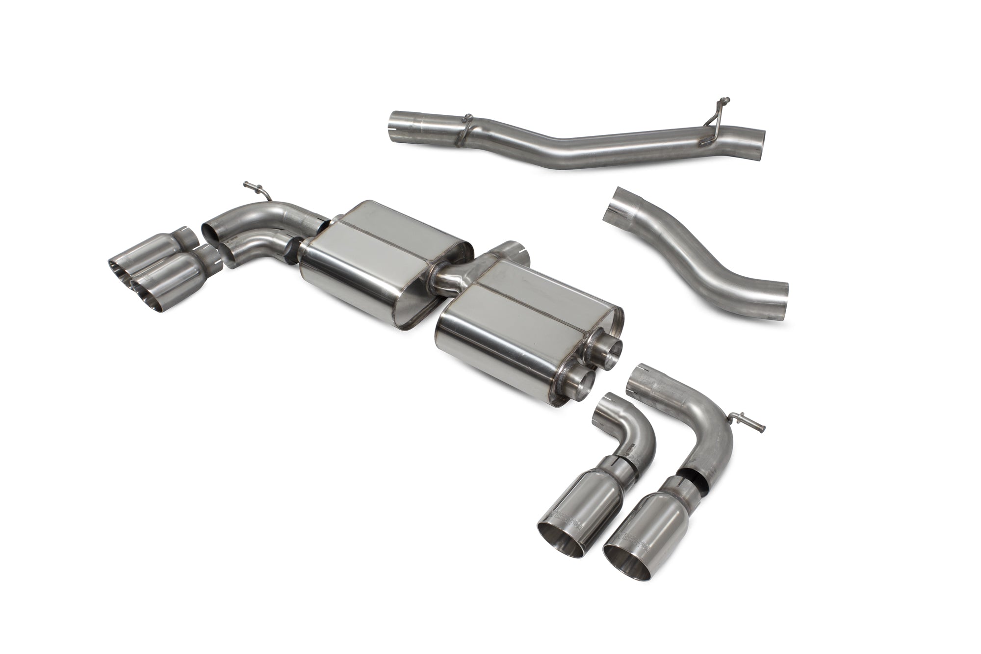 Audi S3 3-Door/Sportback 8V Non-resonated cat/gpf-back system without valves - Daytona - Scorpion